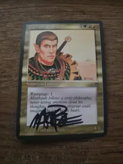 Marhault Elsdragon Artist Proof SIGNED Mark Poole Mtg Legends Set - Image 1