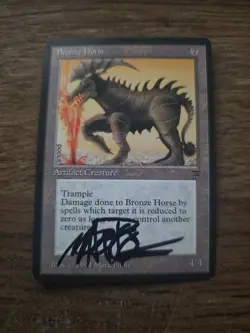 Bronze Horse Artist Proof SIGNED Mark Poole Mtg Legends Set - Image 1