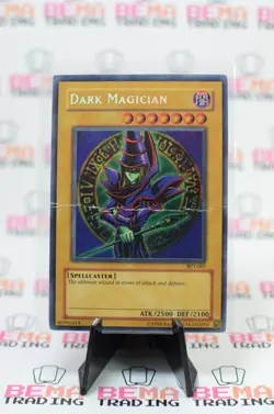 Yugioh! TCG - Dark Magician - BPT-007 - Secret Rare - HP / CREASED - Image 1