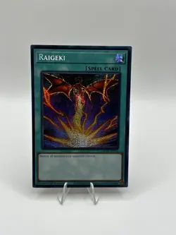 YUGIOH MP24-EN056 Raigeki Alternate Art - Prismatic Secret Rare 1st Edition - Image 1