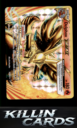 Delphox BREAK 14/124 Pokemon Rare BREAK XY - Fates Collide Card NM - Image 1