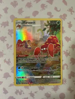 Pokemon TCG Parasect Lost Origin Trainer Gallery TG01/TG30 Holo Ultra Rare - Image 1