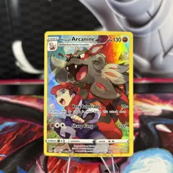 Pokemon TCG - Hisuian Arcanine TG08 Trainer Gallery SWSH Lost Origin Ultra Rare - Image 1