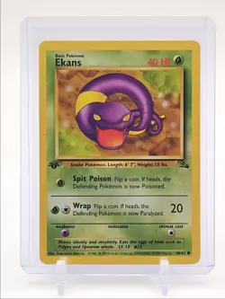 EKANS 1999 POKEMON FOSSIL 1ST EDITION COMMON P 46/62 Q2045 - Image 1