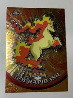 2000 Topps Chrome Pokemon Series 1 #78 Rapidash FREE COMBINED SHIPPING - Image 1