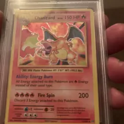 Pokemon TCG XY Evolutions Charizard 11/108 Holo PSA 8 - Image 3