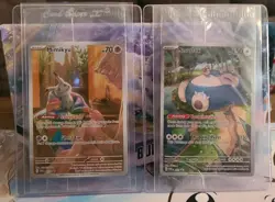 Pokemon Scarlet & Violet Promo Cards (2) Sealed - SVP051 Snorlax, SVP075 Mimikyu - Image 1