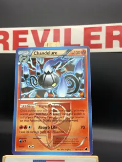 Chandelure 16/116 (BW Plasma Freeze) Rare Normal Deck Exclusives Pokemon - LP - Image 2