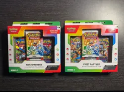 Lot of 2 Pokemon First Partner Illustration Collection Series 1 SEALED - Image 1