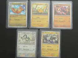 Pokemon McDonald's Pikachu Dragonite Miraidon Koraidon Drampa 5 Card Lot - Image 1