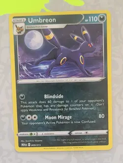 Pokemon 009/015, Umbreon, Dragon Discovery, McDonald's Promo, Non Holo, Rare, LP - Image 1