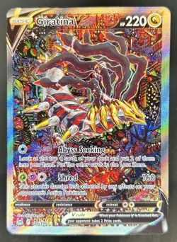 2022 Pokemon SWSH Lost Origin Giratina V #186/196 - Image 1