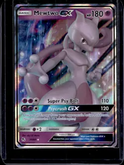 2019 Pokemon SM Hidden Fates Mewtwo GX #31/68 - Image 1