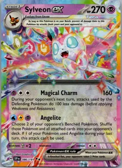 Sylveon ex 086/191 Double Rare Surging Sparks Pokemon Holo Near Mint - Image 1