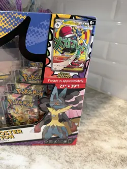 Pokemon TCG Mega Lucario Premium Poster Collection Ascended Heroes -Sealed / NEW - Image 2