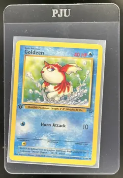 1999 Pokemon Jungle 1st Edition Goldeen #53/64 - Image 1