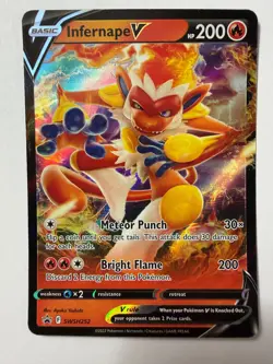 Infernape V SWSH252 Holo Promo Sword & Shield Promo NEAR MINT - Image 1