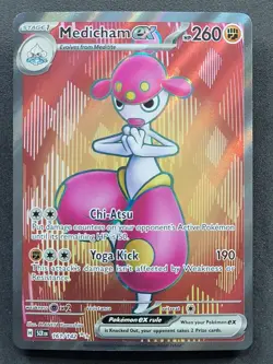 Medicham ex 161/142 Ultra Rare Stellar Crown Pokemon TCG - Image 1