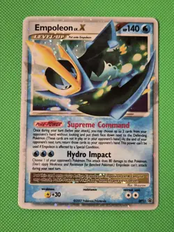 Pokemon TCG Empoleon LV.X DP11 Diamond and Pearl Promo Holo NM - Image 1