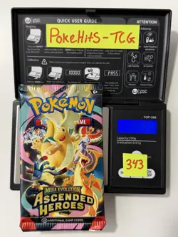 (VERY LIGHT)🔥 22.35g Pokemon TCG Ascended Heroes Booster Pack Factory Sealed✅ - Image 1