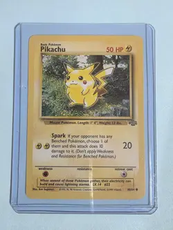 1999 Pikachu 60/64 - Jungle - LP Pokemon TCG - WotC - Image 2