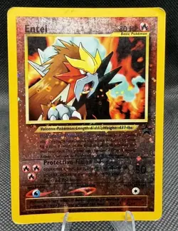 Pokemon Entei Holo Black Star Promo #34 HP - Image 1