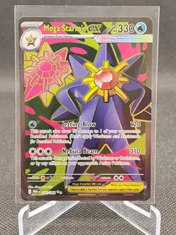 Mega Starmie EX 102/088 Full Art Ultra Rare Pokemon TCG: Perfect Order - Image 1