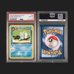 2000 Pokemon Rocket Dark Wartortle #46 1st Edition PSA 8 - Image 3