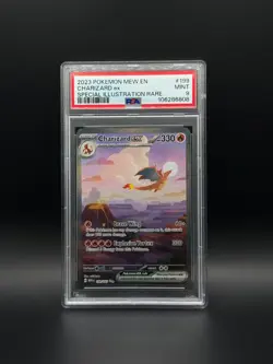 PSA 9 Charizard ex 199/165 SIR Pokemon Card Sv: Scarlet & Violet 151 Holo MINT - Image 1