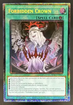 2026 Yu-Gi-Oh Burst Protocol Forbidden Crown Secret Rare #BPRO-EN067 - Image 1