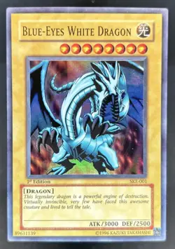 2004 Yu-Gi-Oh Starter Deck Kaiba Evolution 1st Blue-Eyes White Dragon #SKE-001 - Image 1