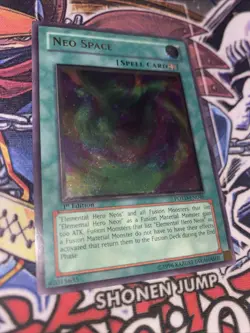 Yugioh! Neo Space POTD-EN046 Ultimate Rare 1st Edition LP Looks Great - Image 3