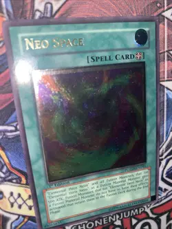 Yugioh! Neo Space POTD-EN046 Ultimate Rare 1st Edition LP Looks Great - Image 4