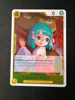 Kouzuki Hiyori OP13-104 Rare (Foil) - Carrying On His Will - Image 1