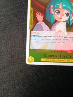 Kouzuki Hiyori OP13-104 Rare (Foil) - Carrying On His Will - Image 2