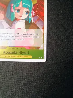Kouzuki Hiyori OP13-104 Rare (Foil) - Carrying On His Will - Image 3
