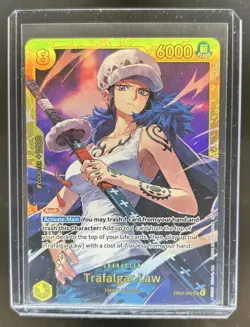 2026 One Piece Heroines Edition Trafalgar Law Secret Rare #EB03-062 - Image 1