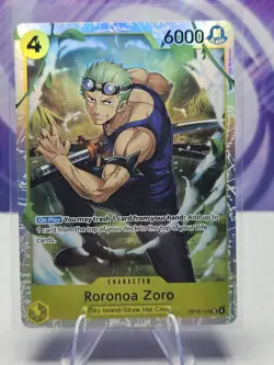 Roronoa Zoro OP15-113 SR Adventure on Kami's Island One Piece TCG EN NM - Image 1