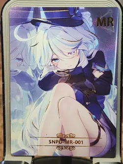 Furina Genshin Impact Girl Party 6 Card Goddess Story Anime Waifu MR MR-001 - Image 1