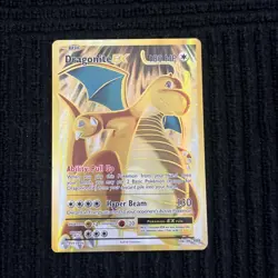 Pokemon TCG Dragonite EX Full Art Ultra Rare Holo Card 106/108 Evolutions - Image 1