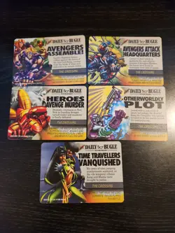 Overpower TCG The Crossing Mission and Event Card Lot Heroes Avenge Murder - Image 1