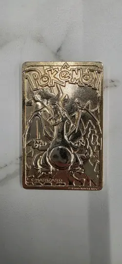NINTENDO CHARIZARD LIMITED EDITION 23K GOLD PLATED TRADING CARD - Image 3