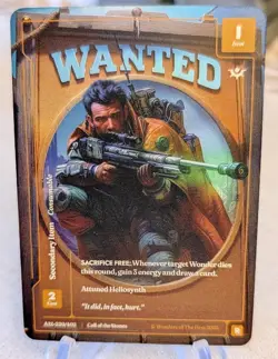 Wonders of the First Wanted Foil Alt Art Call of the Stones A12 Roman Silvershot - Image 1