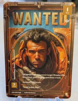 Wonders of the First Wanted Foil Alt Art Call of the Stones A19 Roman Silvershot - Image 1