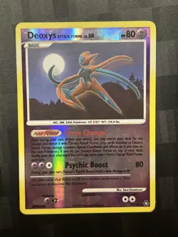 Pokemon TCG 2008 Deoxys Attack Forme 24/146 Legends Awakened Reverse Holo - Image 1