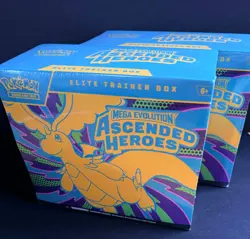 4 x Pokemon TCG Ascended Heroes Elite Trainer Box-ETB Brand New/Factory Sealed - Image 2
