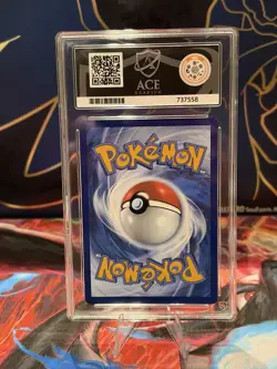 ACE 9 Pokemon Mega Evolution Alakazam 009 Pokemon Center Stamp Black Star Promo - Image 2