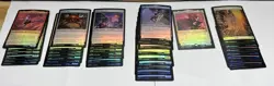 Lot of 38 - MTG Magic Marvel Spider-Man FOIL Cards Common Uncommon Rare Lands - Image 1