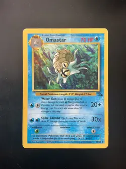 Pokemon Omastar Legendary Collection vintage card #058/110 Wotc 2002 - Image 1