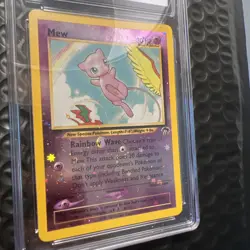 CGC 8 Mew 2001 Southern Islands 1/18 Reverse Holo Pokemon Card - Image 5